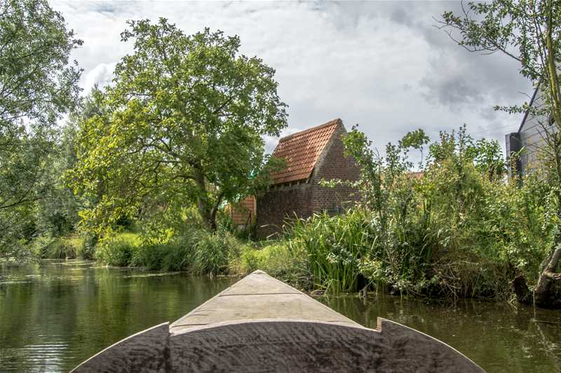 Pointe d'escute et paysage du marais audomarois